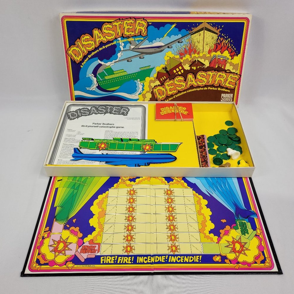Disaster Game Vintage 1979 Boardgame by Parker Brothers